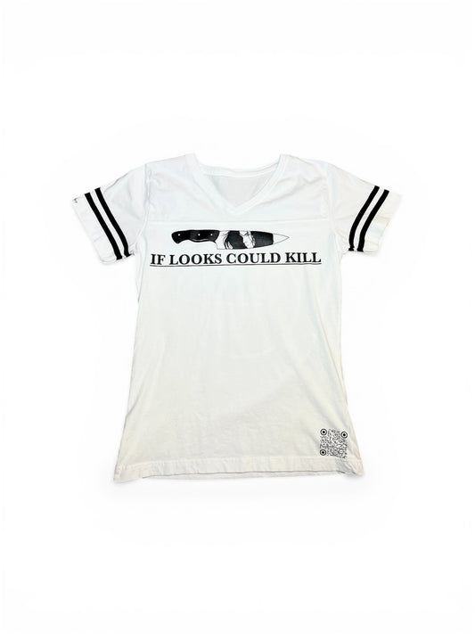IF LOOKS COULD KILL (1/3)- WOMEN’S FIT V NECK