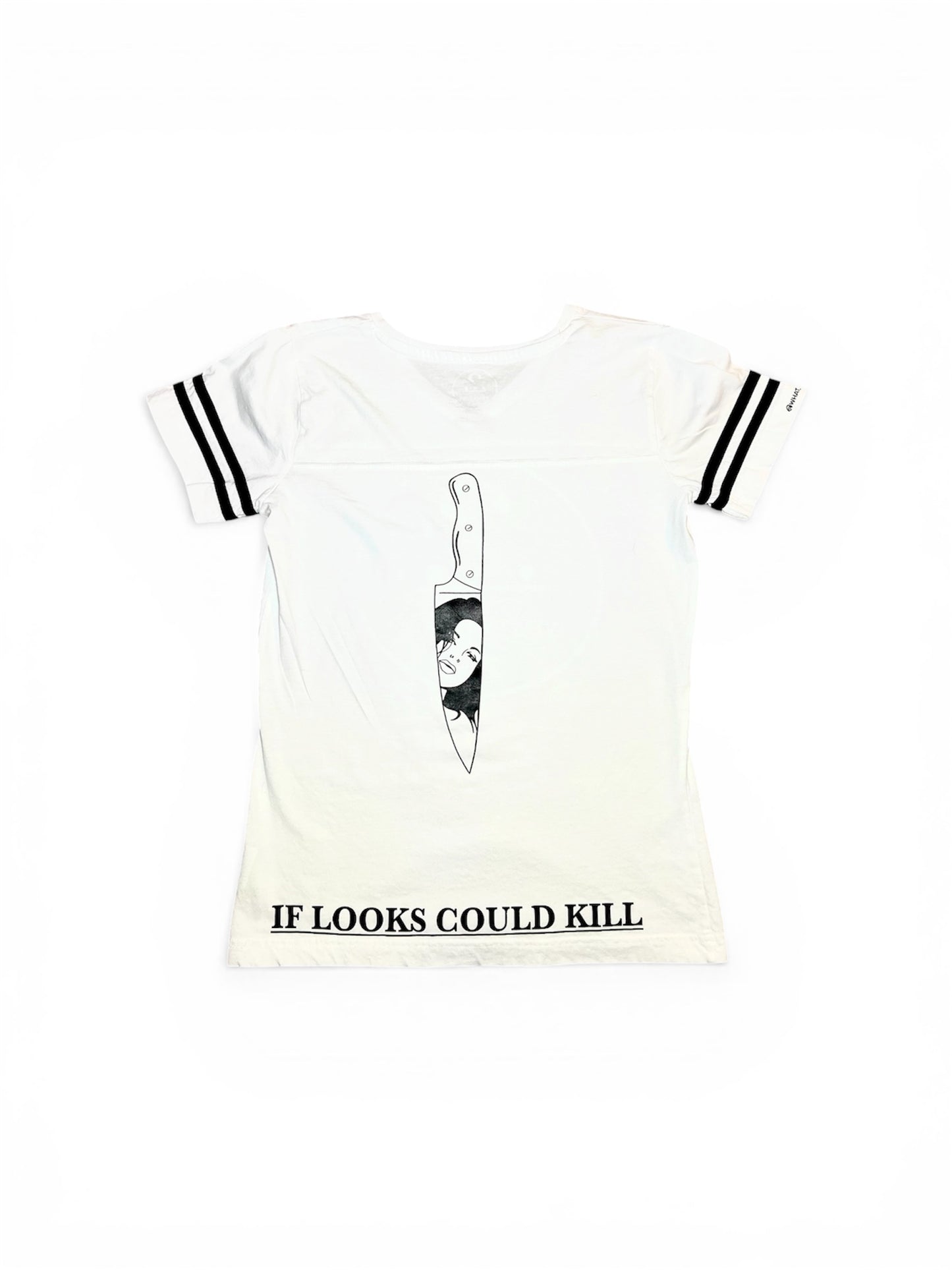 IF LOOKS COULD KILL (2/3) - WOMEN’S FIT V NECK
