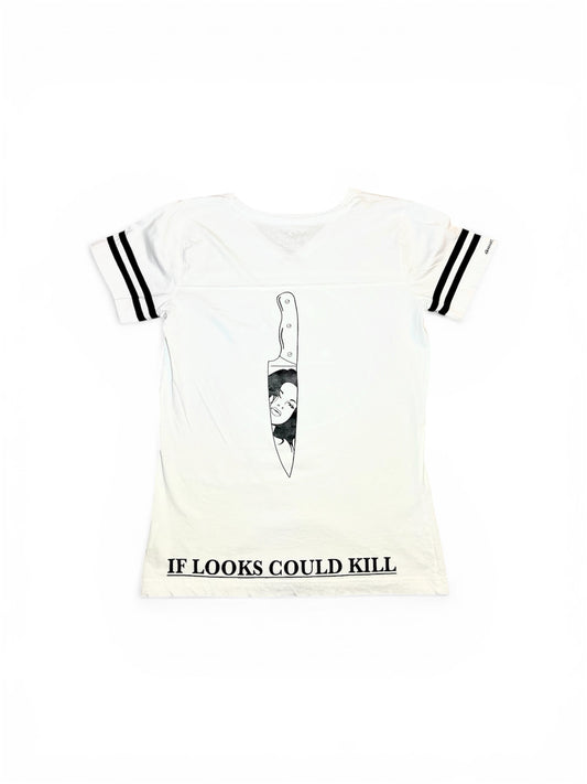 IF LOOKS COULD KILL (2/3) - WOMEN’S FIT V NECK